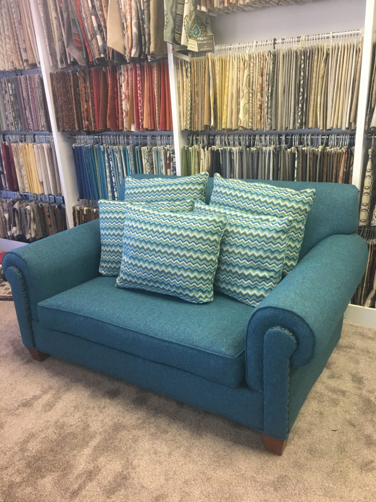 loveseat Custom upholstery loveseat.
