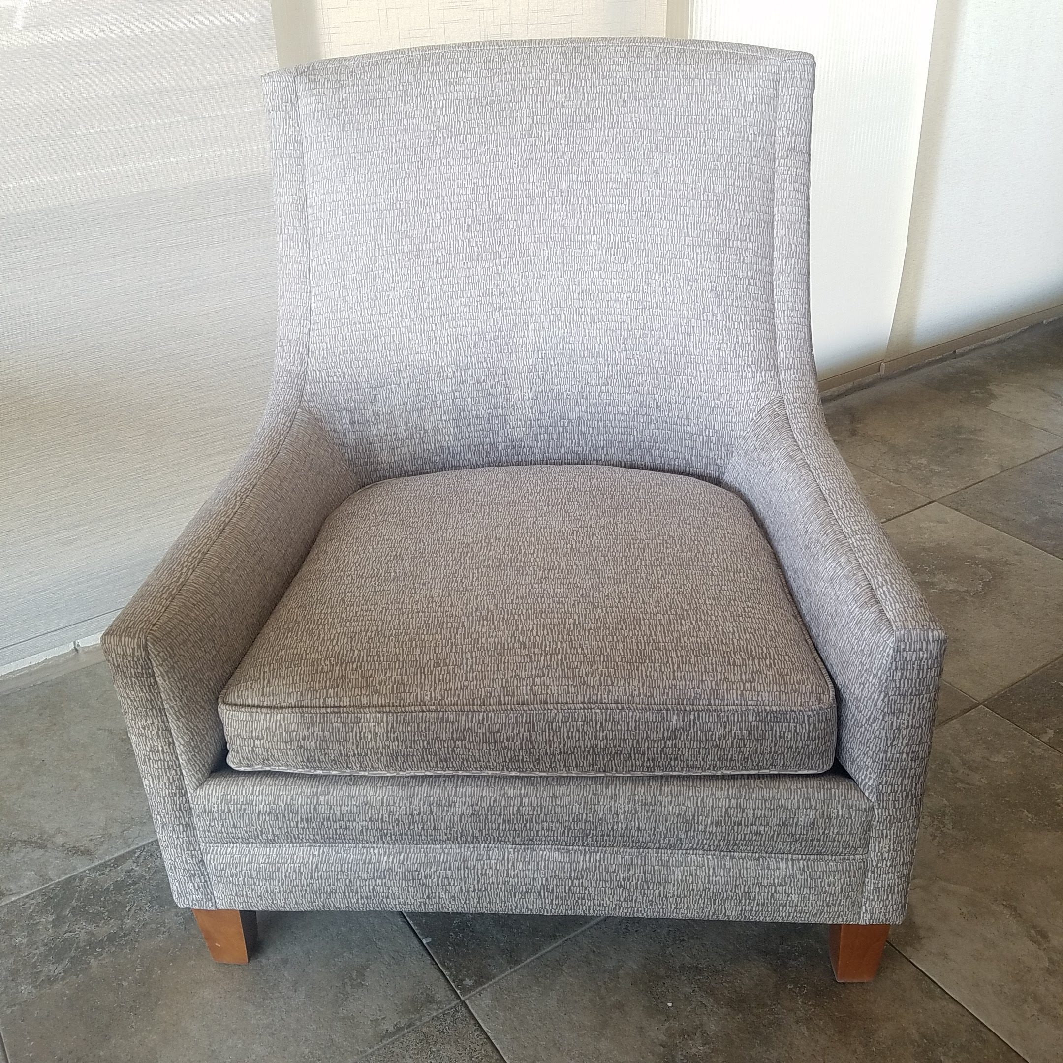 Grey Arm Chairs 2 Large Grey Chairs